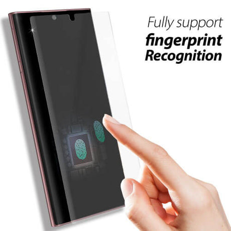Стъклен Протектор за Samsung S22 Ultra, Whitestone Dome UV Glass x2, Прозрачен (2)