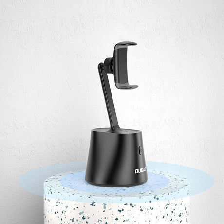 Поставка за Телефон със Следене на Лицето, Dudao 360° Gimbal, Черен (3)