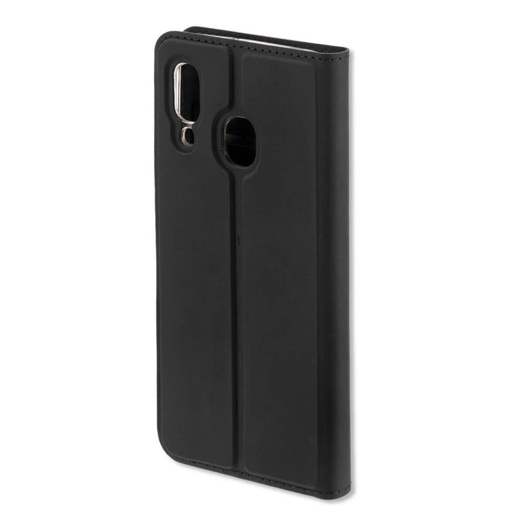 Кожен Калъф за Samsung A20e, 4Smarts Urban Lite Book Case, Черен