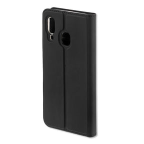 Кожен Калъф за Samsung A20e, 4Smarts Urban Lite Book Case, Черен