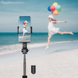 Гимбал-Селфи Стик с Трипод, Baseus Gimbal Folding Stabilizer, Черен (7)