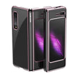 Поликарбонатен Калъф за Samsung Galaxy Z Fold 1, Electroplating Frame Case, Розов