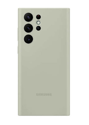 Оригинален Силиконов Калъф за Samsung S22 Ultra, Silicone Cover Case EF-PS908TMEGWW, Зелен