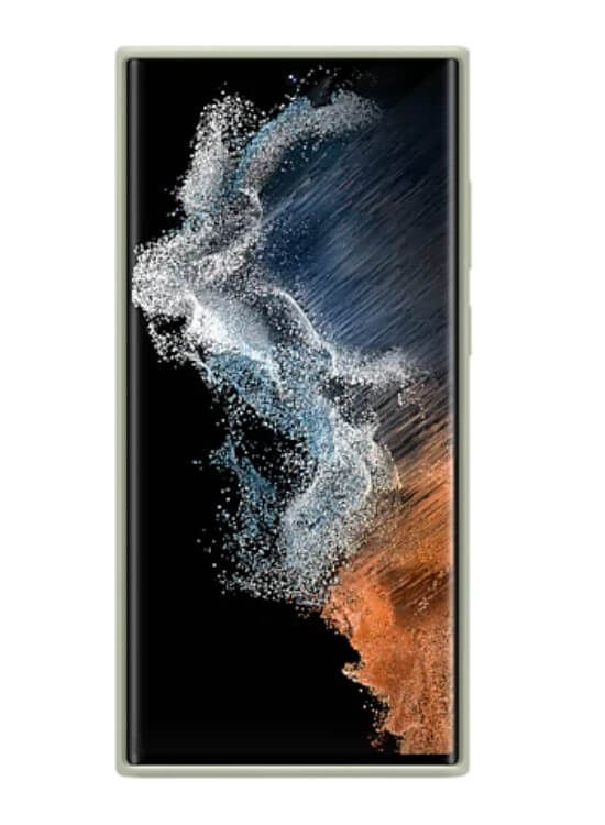 Оригинален Силиконов Калъф за Samsung S22 Ultra, Silicone Cover Case EF-PS908TMEGWW, Зелен (2)