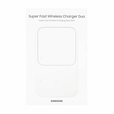Безжично Зарядно за Samsung Wireless Charger Duo Pad EP-P5400BWE 15W, Бял (3)