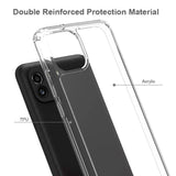 Противоударен Калъф за Samsung A03, Hybrid Clear Case, Прозрачен (2)
