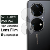 Стъклен Протектор за Камера Huawei P50 Pro, Imak Camera Glass, Прозрачен (3)