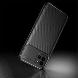 Силиконов Калъф за Samsung A03, New Carbon Case, Черен (3)
