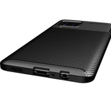 Силиконов Калъф за Samsung A12, New Carbon Case, Черен (4)