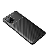 Силиконов Калъф за Samsung A12, New Carbon Case, Черен (5)
