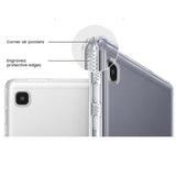 Оригинален Калъф за Samsung Tab A7 Lite 8.7, Силиконов Clear Cover Case EF-QT220TTEGWW, Прозрачен (4)