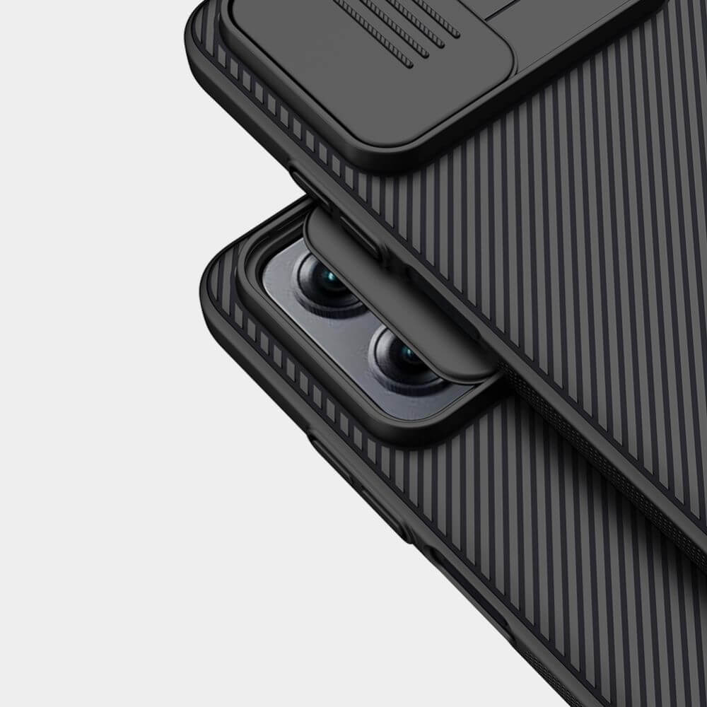 Калъф с Плъзгач за Камера за Xiaomi Poco X4 GT, Nillkin CamShield Case, Черен (2)