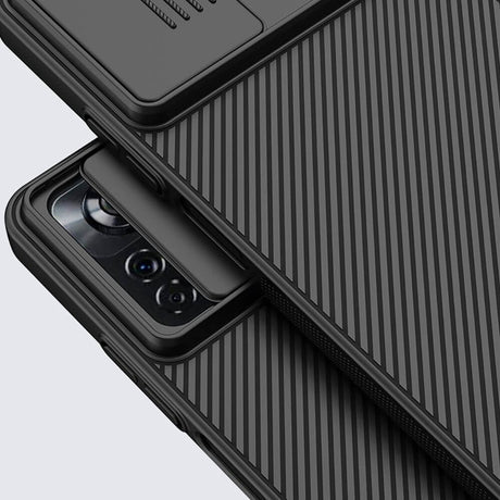 Калъф с Плъзгач за Камера за Xiaomi Poco X4 Pro 5G, Nillkin CamShield Case, Черен (3)