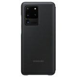 Оригинален Активен Калъф за Samsung S20 Ultra Led View Cover Book Case EF-NG988PBEGEU, Черен (3)