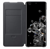 Оригинален Активен Калъф за Samsung S20 Ultra Led View Cover Book Case EF-NG988PBEGEU, Черен (2)
