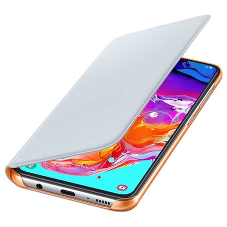 Оригинален Калъф за Samsung A70 Book Case EF-WA705PWEGWW, Бял