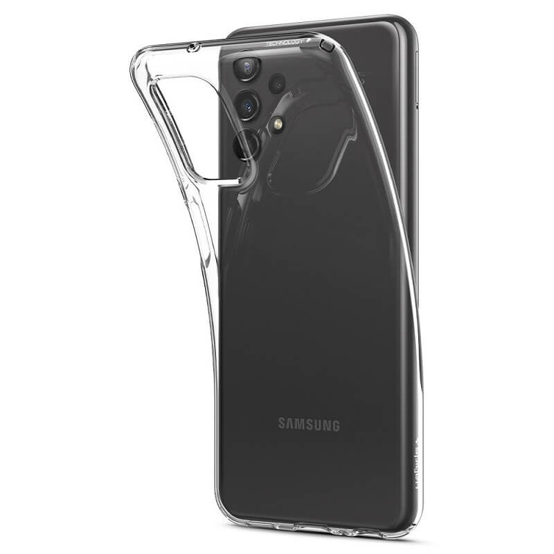 Противоударен Калъф за Samsung A13 4G, Spigen Liquid Crystal Case, Прозрачен (2)