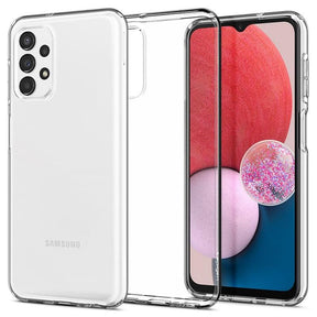 Противоударен Калъф за Samsung A13 4G, Spigen Liquid Crystal Case, Прозрачен