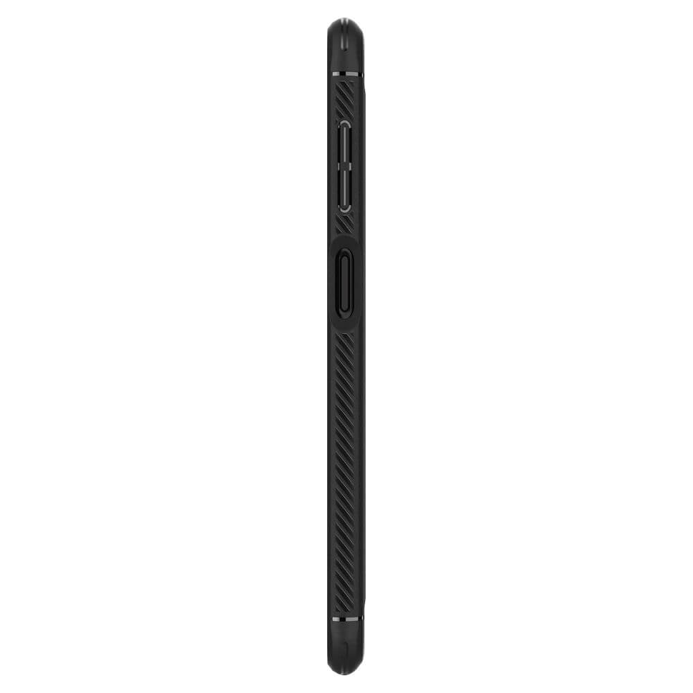 Противоударен Калъф за Samsung A13 4G, Spigen Rugged Armor Case, Черен (4)