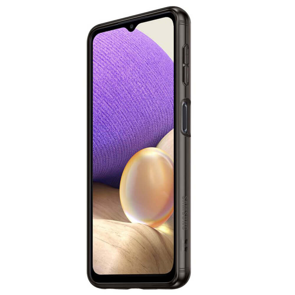 Оригинален Силиконов Калъф за Samsung A32 5G, Soft Clear Cover Case EF-QA326TBEGEU, Черен (4)
