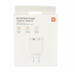 Оригинално Бързо Зарядно, Xiaomi 220v-33W USB-C/USB-A BHR4996GL, Бял