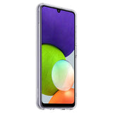 Оригинален Силиконов Калъф за Samsung A22 4G, Soft Clear Cover Case EF-QA225TTEGEU, Прозрачен (3)