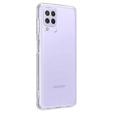 Оригинален Силиконов Калъф за Samsung A22 4G, Soft Clear Cover Case EF-QA225TTEGEU, Прозрачен