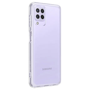 Оригинален Силиконов Калъф за Samsung A22 4G, Soft Clear Cover Case EF-QA225TTEGEU, Прозрачен
