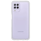 Оригинален Силиконов Калъф за Samsung A22 4G, Soft Clear Cover Case EF-QA225TTEGEU, Прозрачен (2)