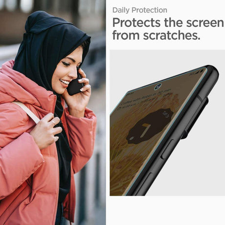 Гъвкав Протектор за Google Pixel 6 Pro, Spigen Neoflex Glass, Прозрачен (5)