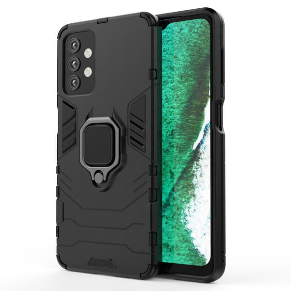 Калъф с Пръстен-Стойка за Samsung A13 5G, Kickstand Armor Case, Черен