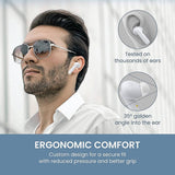 Безжични TWS Слушалки, Xiaomi Haylou GT7 Handsfree Bluetooth, Бял (6)