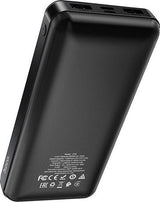 Външна Батерия с USB-C, Hoco J72A Power Bank 20000mAh, Черен (2)