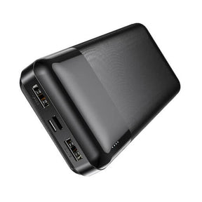 Външна Батерия с USB-C, Hoco J72A Power Bank 20000mAh, Черен