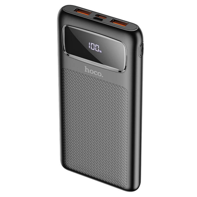 Външна Батерия с Бързо Зареждане, Hoco J81 Power Bank 20W PD 10000 mAh, Черен