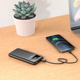 Външна Батерия с Бързо Зареждане, Hoco J81 Power Bank 20W PD 10000 mAh, Черен (3)