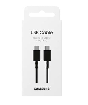 Оригинален USB-C към USB-C Кабел Samsung 1.8m 3A EP-DX310JBE, Черен
