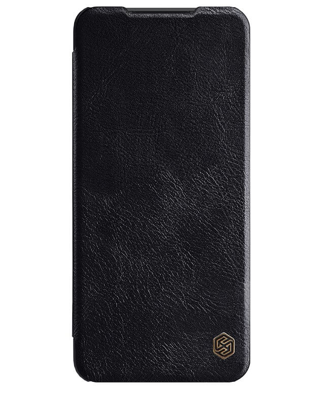 Калъф за Samsung A22 5G, Nillkin Qin Leather Book Case, Черен
