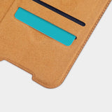 Калъф за Samsung A22 5G, Nillkin Qin Leather Book Case, Черен (6)