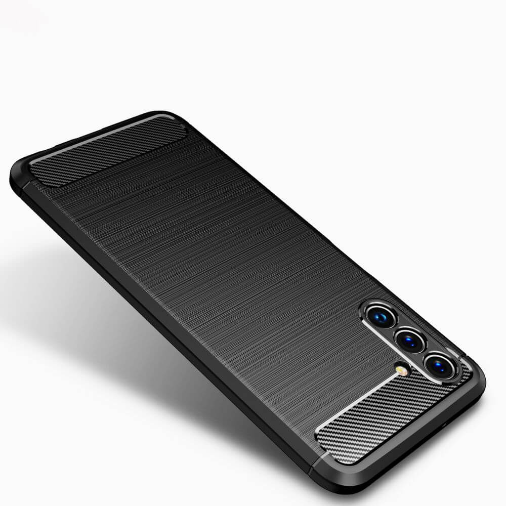 Защитен Калъф за Samsung A13 5G, Premium Carbon Case, Черен (2)