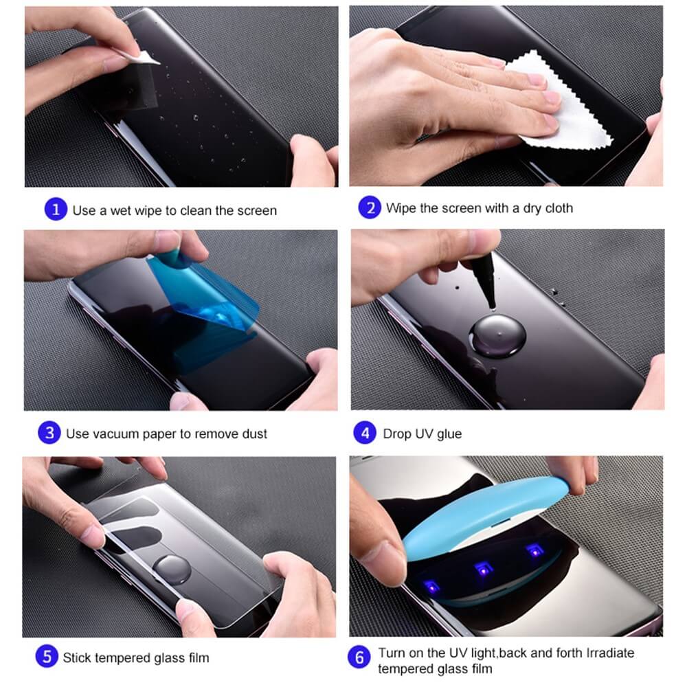 Протектор с UV Лепило за Google Pixel 6 Pro, Hofi UV 5D Glass, Прозрачен (4)