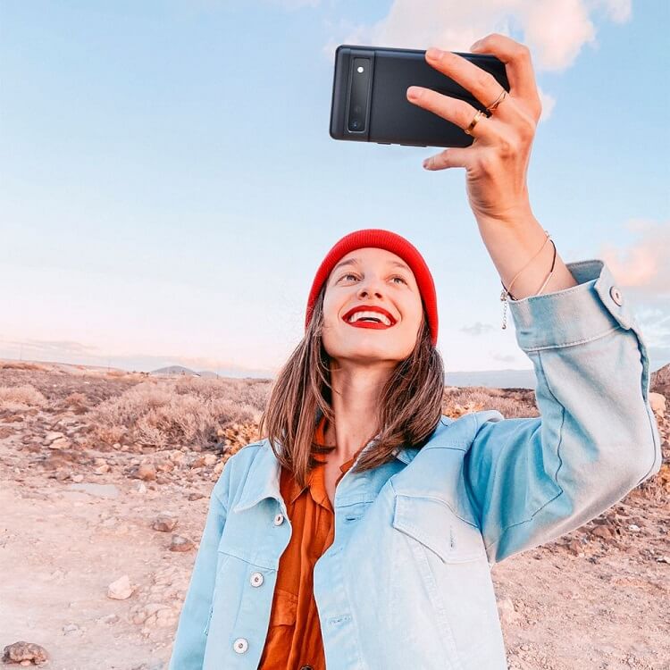 Противоударен Калъф за Google Pixel 6A, Spigen Thin Fit Case, Черен (8)
