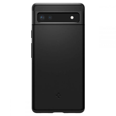 Противоударен Калъф за Google Pixel 6A, Spigen Thin Fit Case, Черен (2)