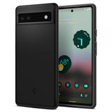 Противоударен Калъф за Google Pixel 6A, Spigen Thin Fit Case, Черен