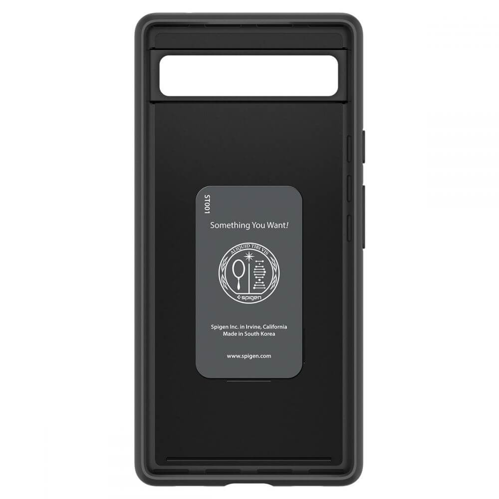 Противоударен Калъф за Google Pixel 6A, Spigen Thin Fit Case, Черен (9)