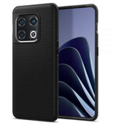 Противоударен Калъф за за Oneplus 10 Pro, Spigen Liquid Air Case, Черен