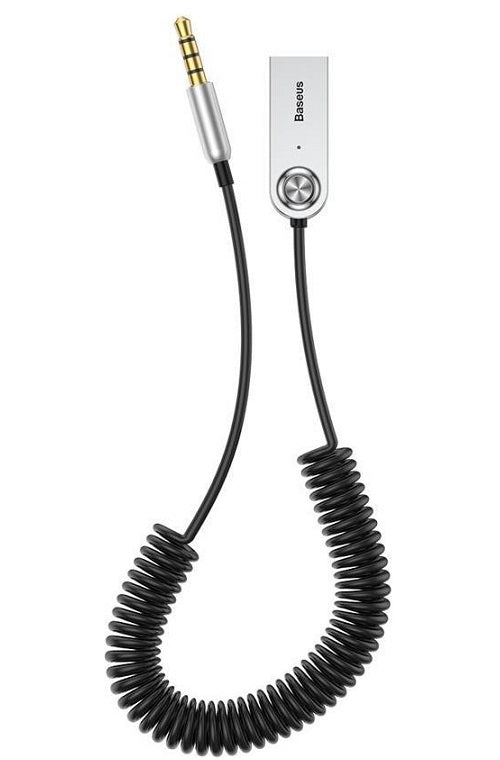 Безжичен Аудио Приемник с Aux Jack 3.5mm, Baseus Bluetooth Recevier, Черен
