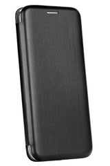 Кожен Калъф за Samsung A03, Forcell Elegance Book Case, Черен