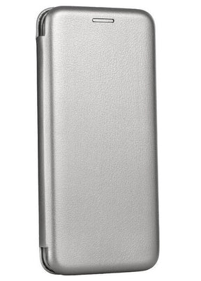 Кожен Калъф за Samsung A13 4G, Forcell Elegance Book Case, Сив