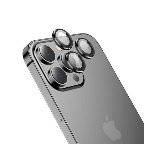 Протектор за Камерата на iPhone 13 Pro Max, Hofi Cam Glass, Черен (3)